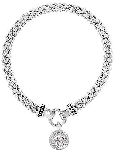Monet Women's Glass Bangle Bracelet